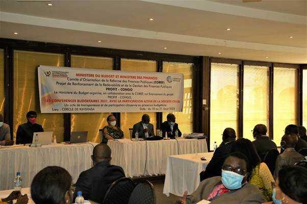 A travers le financement du COREF/PROFIT CONGO Conférences budgétaires 2021 : la société civile insiste sur plus d’investissement dans les secteurs sociaux